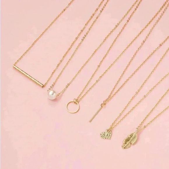 ⚠️Clearance 6pcs Yellow Gold Necklaces - Picture 2 of 3